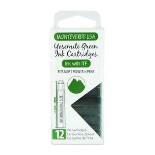 Monteverde Ink Cartridges - Yosemite Green
