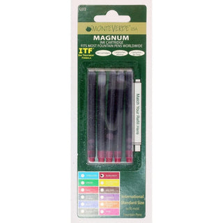Monteverde Magnum Ink Cartridges - Burgundy