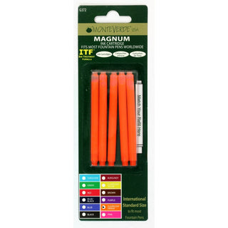 Monteverde Magnum Ink Cartridges - Fluorescent Orange