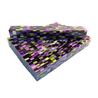 Mosaic Acrylic Pen Blank - Purple Iris