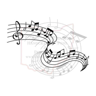 Musical Notes Pen Blank - Music Ballpoint Pen Kits