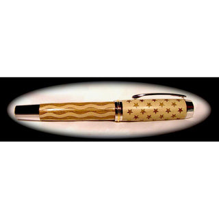 Natural Stars & Stripes Inlay Kit - Jr Gent II