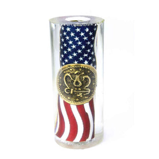 Navy Button & Flag Pen Blanks - Sierra
