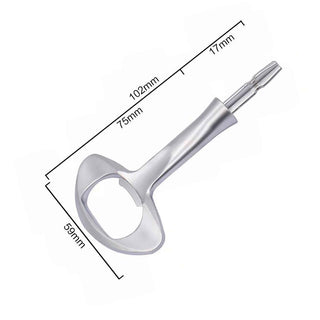 Nordic Bottle Opener Kit dimensions and measurements for woodturning projects