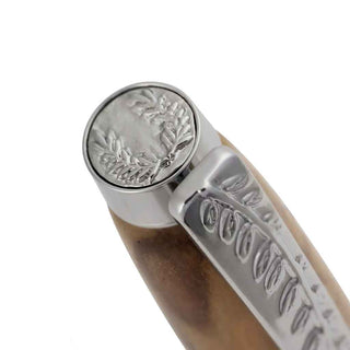 Olive Branch Pen Kit. Chrome Cap