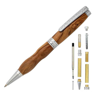 Olive Branch Pen Kit. Chrome Parts
