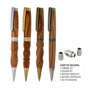 Olive Branch Pen Kit Starter Set - 4 Kit Starter. With list