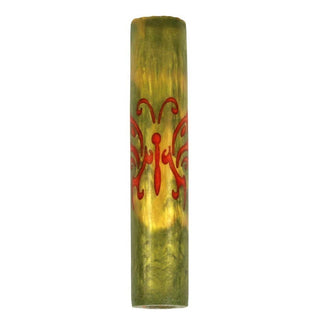 Orange Butterfly Rotacrylic pen blank
