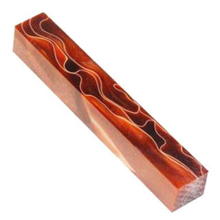 Orange & Gold Lava Bright Pen Blank
