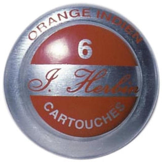 Orange Indien J. Herbin Cartridges - Tin of 6