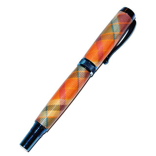 Orange Plaid Pen Blanks - Jr II