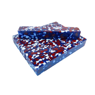 Patriotic Pebble Acrylic Pen Blank
