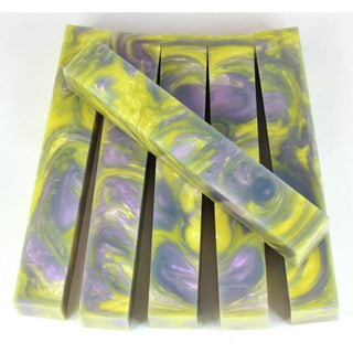 Pearl Swirls Pen Blanks #08 - Yellow & Lavender