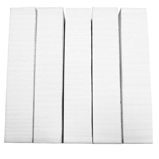 John Underhill handmade Alumilite pen blanks. White