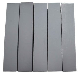 John Underhill handmade Alumilite pen blanks. Grey