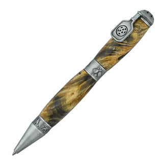 Pickleball Ballpoint Pen Kit In Antique Pewter - Alt Image