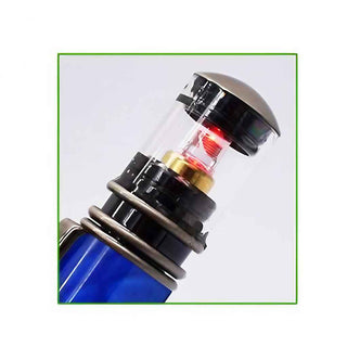 Police car ballpoint pen kit with flashing LED lights. Flashing Light Close Up