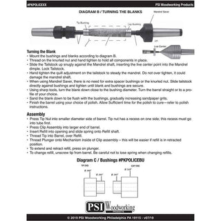 Police Click Pen Kit (PSI) - 4 Pen Kit Starter Set