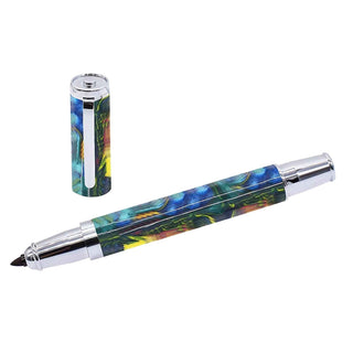 Presidential marker pen kit for fine point Sharpie marker. Chrome finish. Open 2