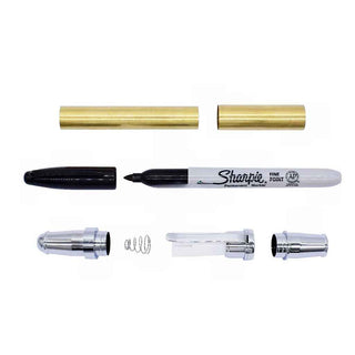 Presidential marker pen kit for fine point Sharpie marker. Chrome Parts