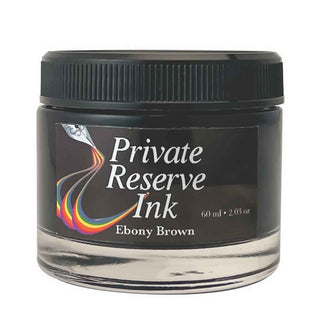 Private Reserve Bottled Ink 60ml - Ebony Brown