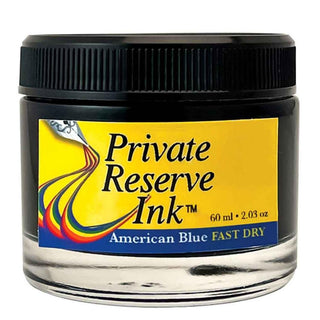 Private Reserve Bottled Ink 60ml - Fast Dry American Blue