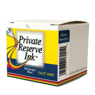 Private Reserve Bottled Ink 60ml - Fast Dry Midnight Blue