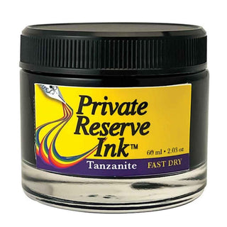 Private Reserve Bottled Ink 60ml - Fast Dry Tanzanite