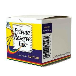 Private Reserve Bottled Ink 60ml - Fast Dry Tanzanite