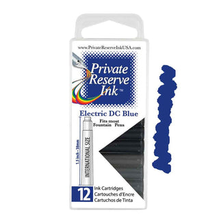 Private Reserve Ink Cartridges - Electric DC Blue