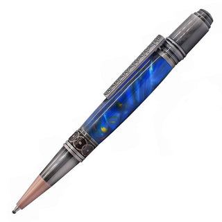 ProX Art Deco Ballpoint Pen Kits. Straight clip. Side view