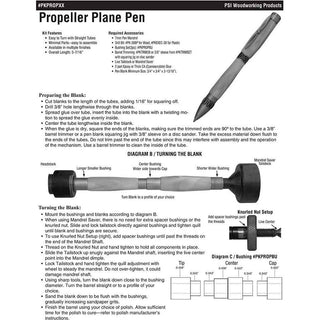 Propeller Pen Kit Starter Set - 4 Pen Kits