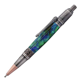 ProX Art Deco CLICK Pen Kits. Gun Metal and Copper with a Gun Metal Clip.
