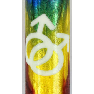 Rainbow Man Rotacrylic Pen Blank