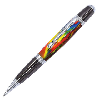 Regency Pencil Kits. Chrome & Black Chrome. Front view