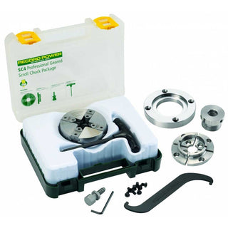 Record Power SC4 Professional Scroll Chuck - 1"-8 TPI