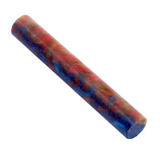 Red Blue & Gold Aquapearl Acrylic Pen Blank