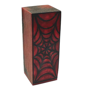 Spider Web 3D Printed Pen Blanks. Red