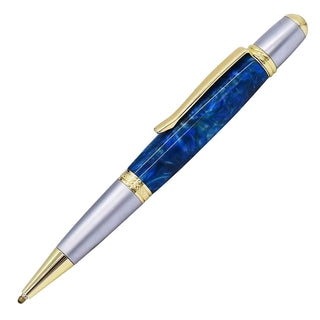 Regency Ballpoint Pen Kits In Gold & Satin Chrome finish.