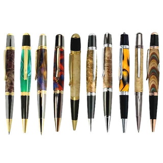 Regency Ballpoint Pen Kits. Group of 11