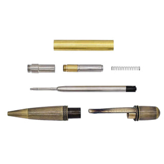 Regency XL Ballpoint Pen Kits. Antique Brass Parts