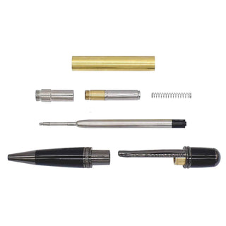 Regency XL Ballpoint Pen Kits. Gun Metal & BC Parts