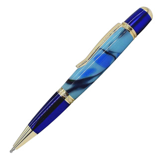Regency XL Ballpoint Pen Kits. Gold & Blue