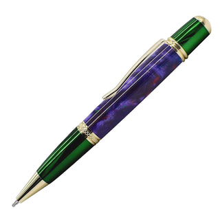 Regency XL Ballpoint Pen Kits. Green & Gold