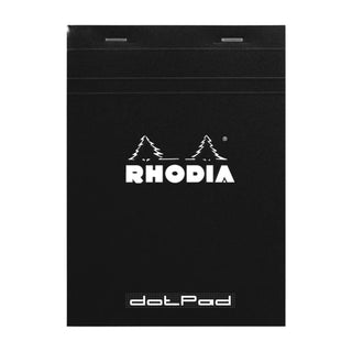 Rhodia Color N16 Dot Pad - Top Staplebound 6 x 8 1/4 (Black)