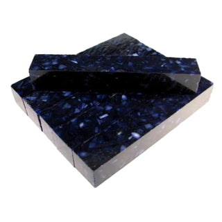 Rich Blue Chip Acrylic Pen Blank AA-38