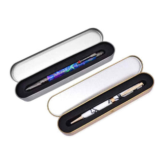 Rounded Metal Pen Boxes