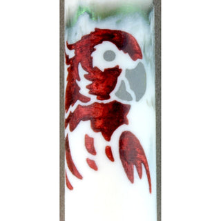 Scarlet Macaw Rotacrylic Pen Blank