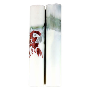 Scarlet Macaw Rotacrylic Pen Blank