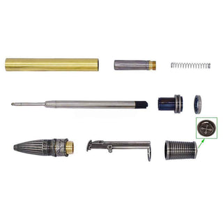 Sewing Ballpoint Pen Kits Parts in Antique Gun Metal